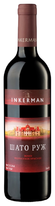 Вино ИНКЕРМАН Шато Руж красное п/сух 11-13% ст/б 0.7л