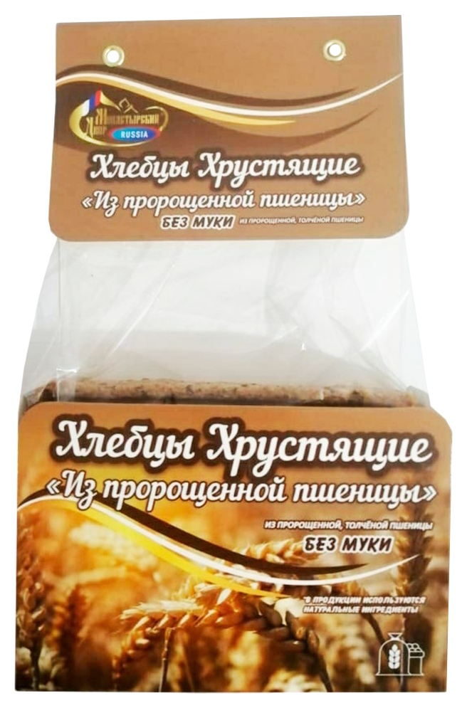 Хлебцы МОНАСТЫРСКИЙ ДВОР из пророщенной пшеницы 250г