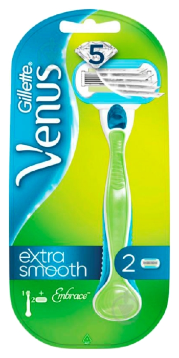 Станок для бритья ЖИЛЛЕТ Венус Эмбрейс с 2 кассетами