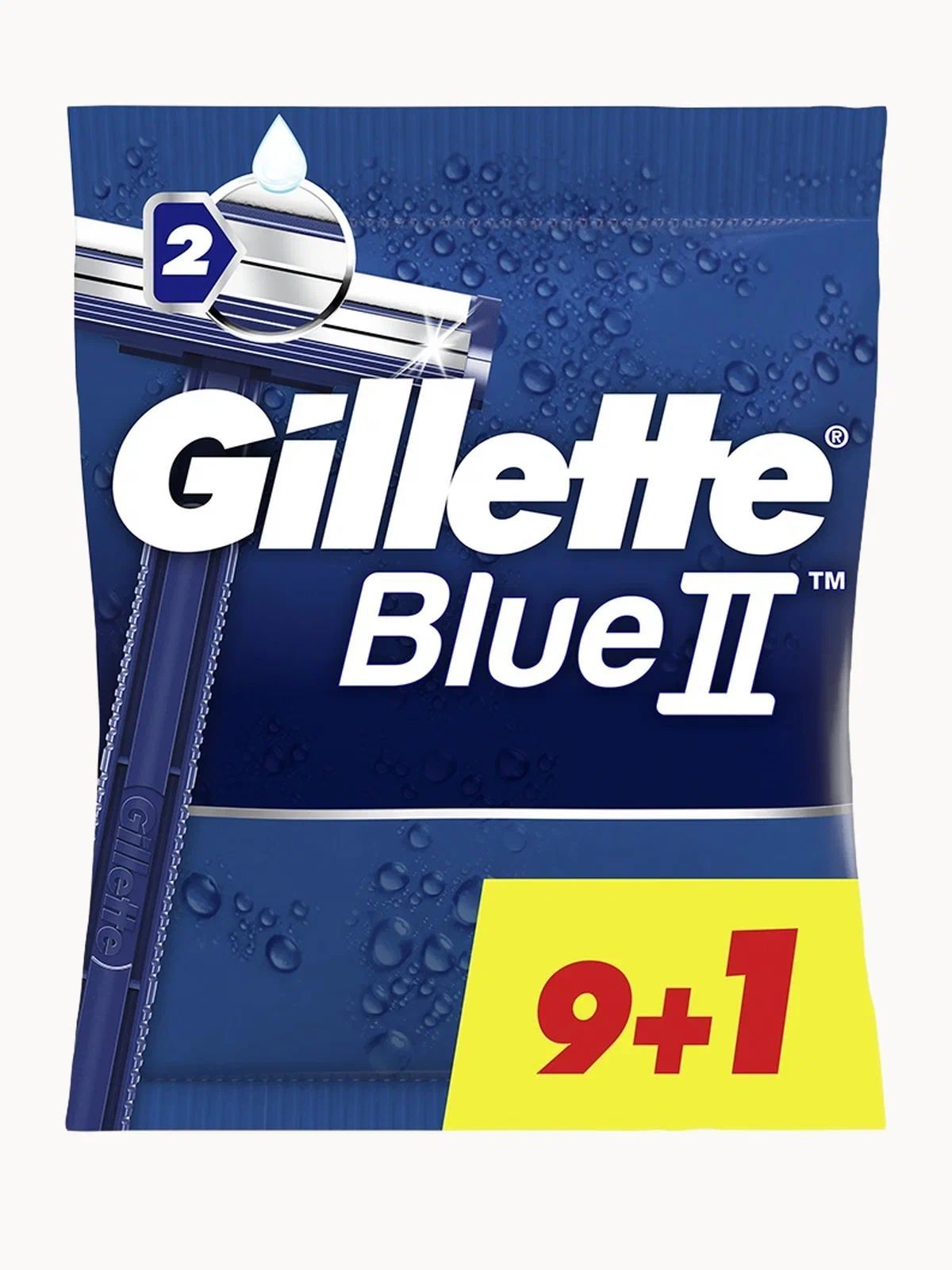 Бритва одноразовая ЖИЛЛЕТ Блю 2 9+1шт