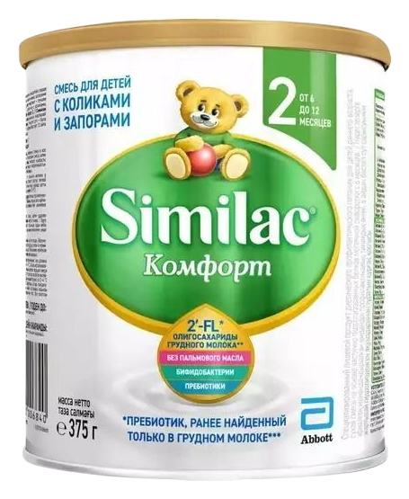 Смесь СИМИЛАК 2 Комфорт бзмж ж/б 375г