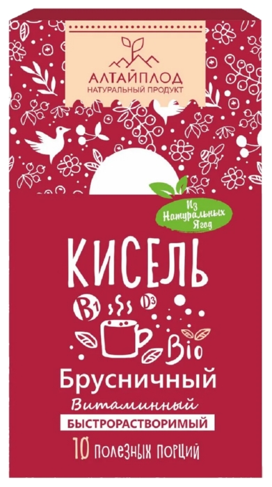 Кисель АЛТАЙПЛОД брусничный м/у 140г