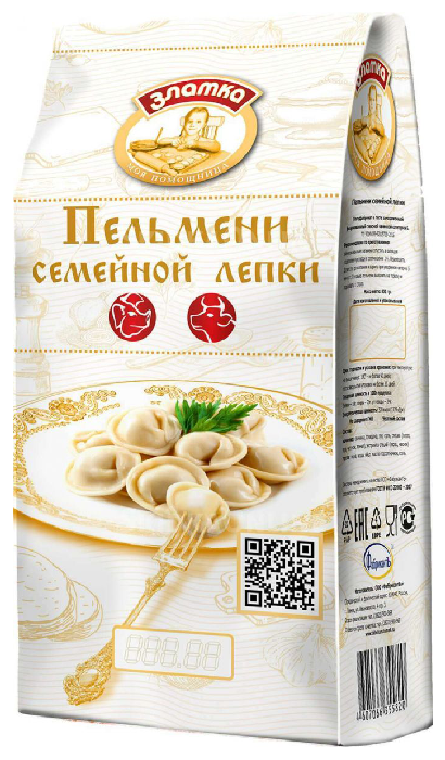 Пельмени ЗЛАТКА Семейной лепки 800г
