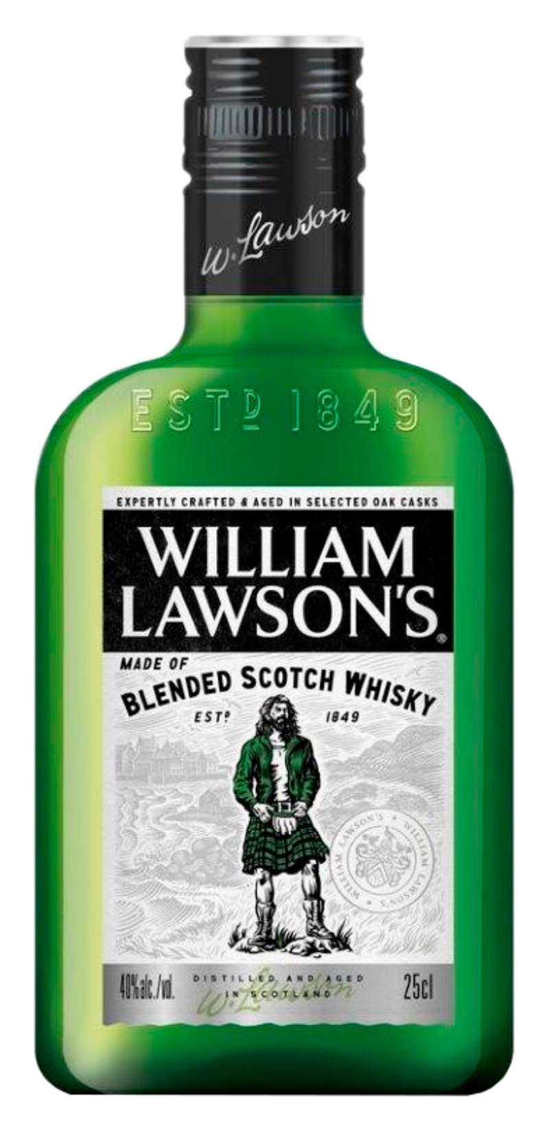 Виски ВИЛЬЯМ ЛОУСОНС 40% ст/б 0.25л