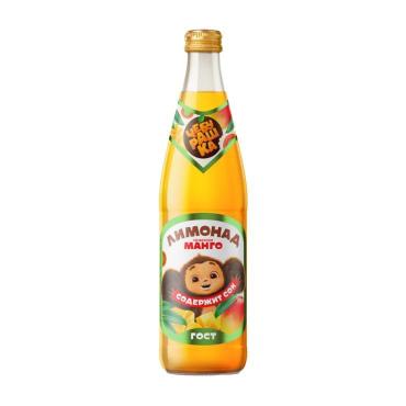 Газ.напиток ЧЕБУРАШКА Лимонад со вкусом манго ст/б 0.45л