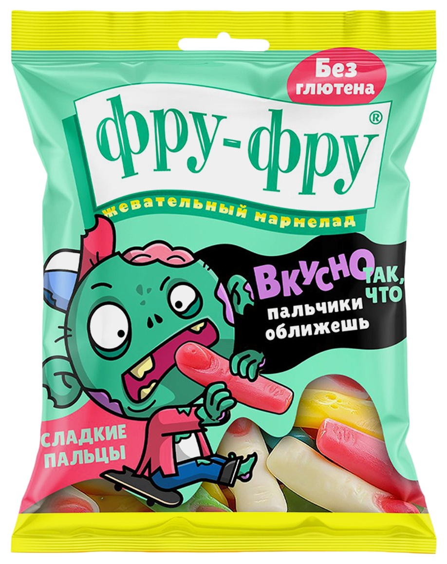 Жевательный мармелад СЛАДКАЯ СКАЗКА Фру-фру пальцы 80г