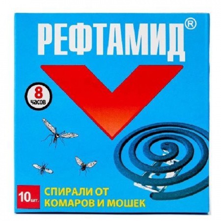 Спираль РЕФТАМИД от комаров 10шт
