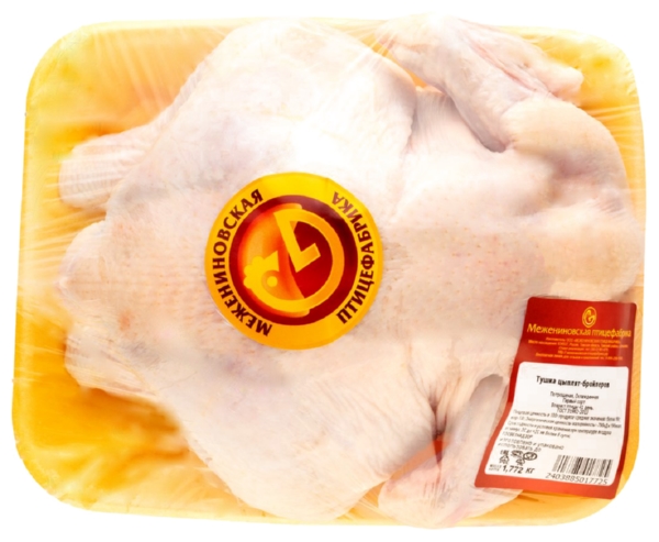 Цыпленок МЕЖЕНИНОВСКАЯ ПФ тушка 1с зам 1кг