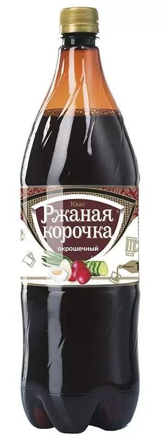 Квас РЖАНАЯ КОРОЧКА Окрошечный пастер 1.5л