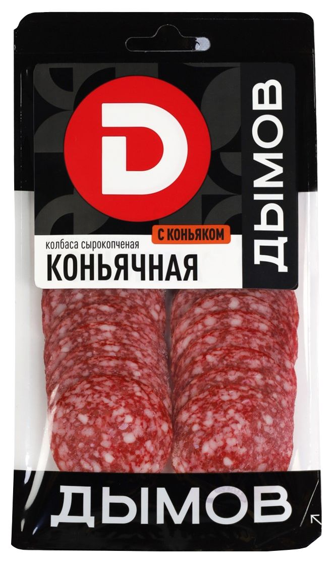Колбаса ДЫМОВ Коньячная нарезка с/к 90г