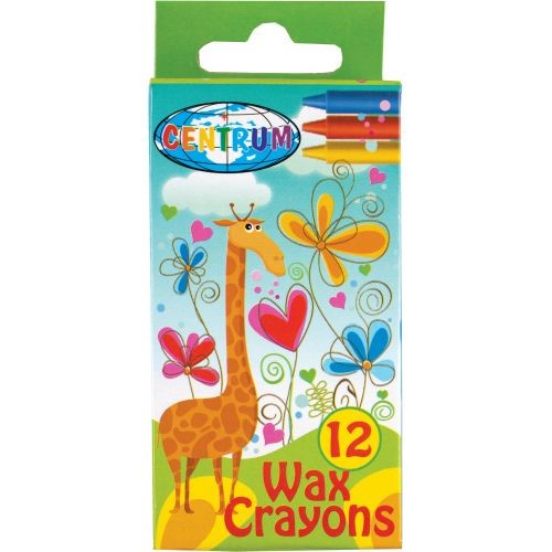 Мелки восковые ЦЕНТРУМ Крези Герл 12цв арт.80593