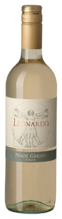 Вино ЛЕОНАРДО Пино Гриджио Делле Венеция белое сухое 12% ст/б 0.75л