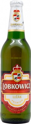 Пиво ЛОБКОВИЧ Премиум светлое пастер 4.7% ст/б 0.5л