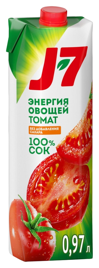 Нектар ДЖЕЙ-7 Фрукты целиком томат 0.97л