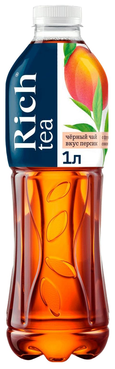Чай РИЧ черный со вкусом персика 1л