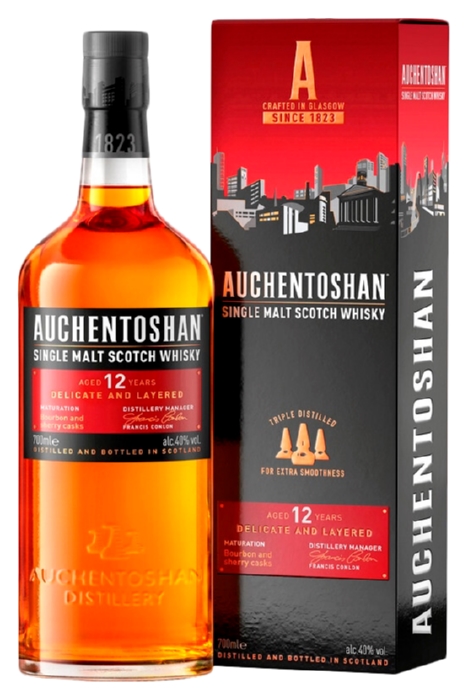 Виски АКЕНТОШАН 12 лет односолодовый 40% ПК 0.7л