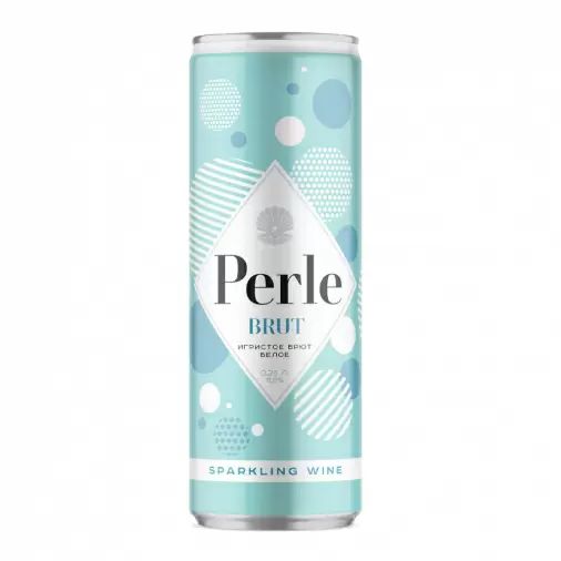 Игристое вино ПЕРЛЕ Ла Петит белое брют 11.5% ж/б 0.25л