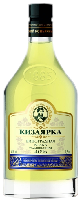 Водка КИЗЛЯРКА Виноградная Традиционная 40% ст/фл 0.25л