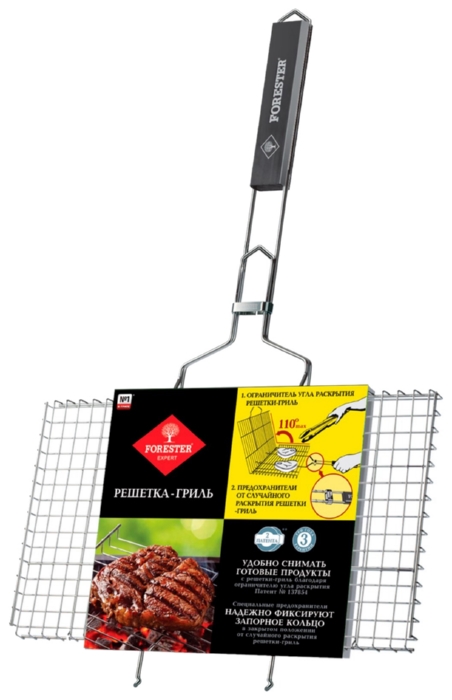 Решетка-гриль ФОРЕСТЕР 26*45см