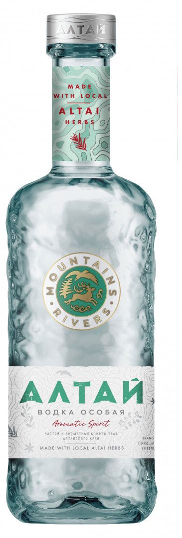 Водка АЛТАЙ Особая 40% ст/б 0.5л