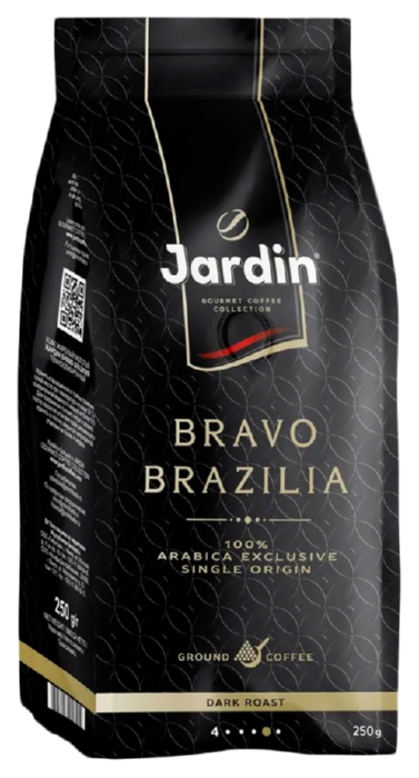 Кофе ЖАРДИН Браво Бразилия молотый 250г