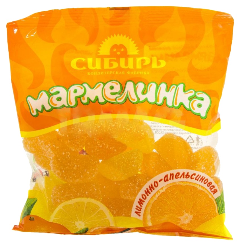 Мармелад МАРМЕЛИНКА лимонно-апельсиновый 300г