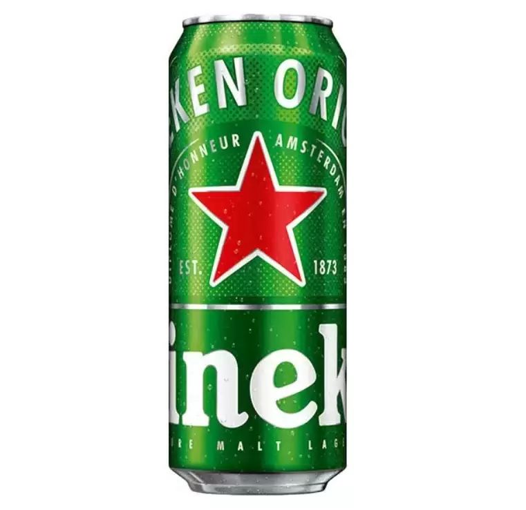 Пиво ХАЙНЕКЕН Сильвер светлое фильтрованное пастер 4% ж/б 0.5л