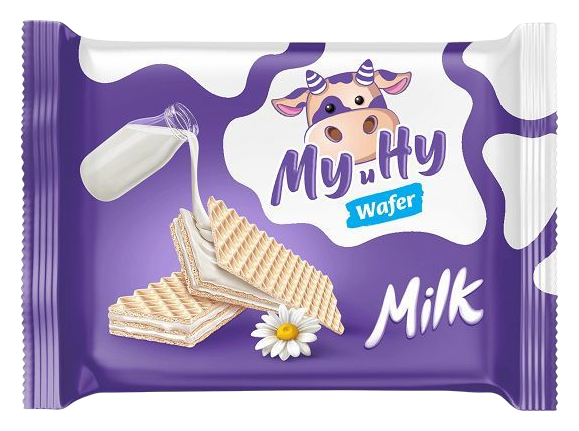 Вафли СЛАДОНЕЖ Му и Ну молочные 70г
