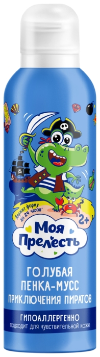 Пенка-мусс Моя Прелесть Ми-ми-мишки голубой 200мл