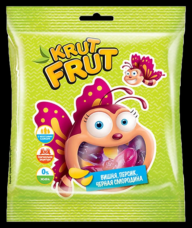 Жевательный мармелад КРУТФРУТ Бабочки 70г