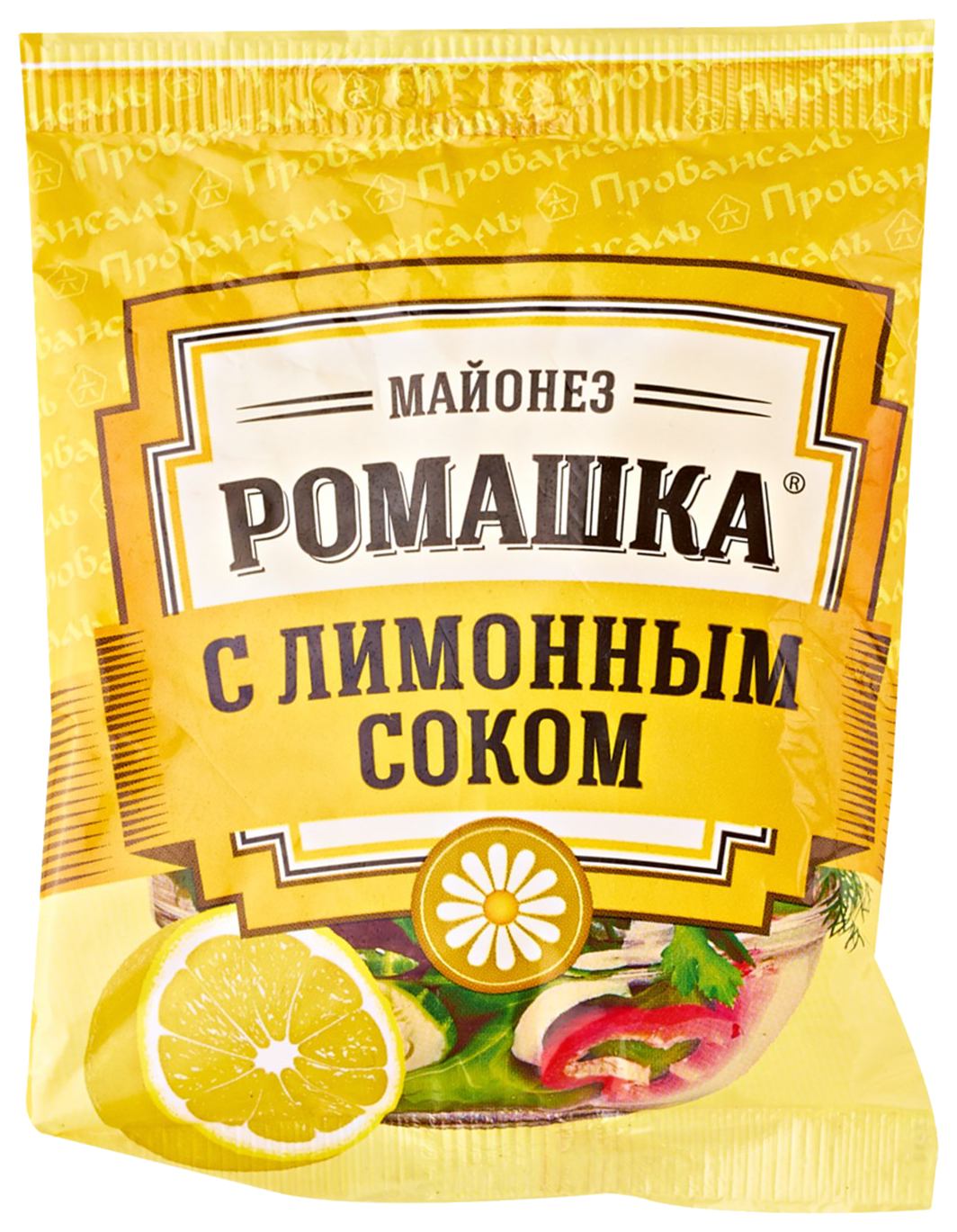 Майонез ПРОВАНСАЛЬ Ромашка с лимонным соком 52% м/у 220г