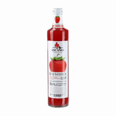 Газ.напиток АСКАНИЯ клубника ст/б 0.5л
