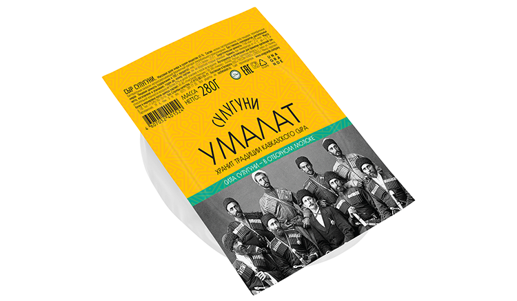 Сыр УМАЛАТ Сулугуни бзмж 45% в/у 280г