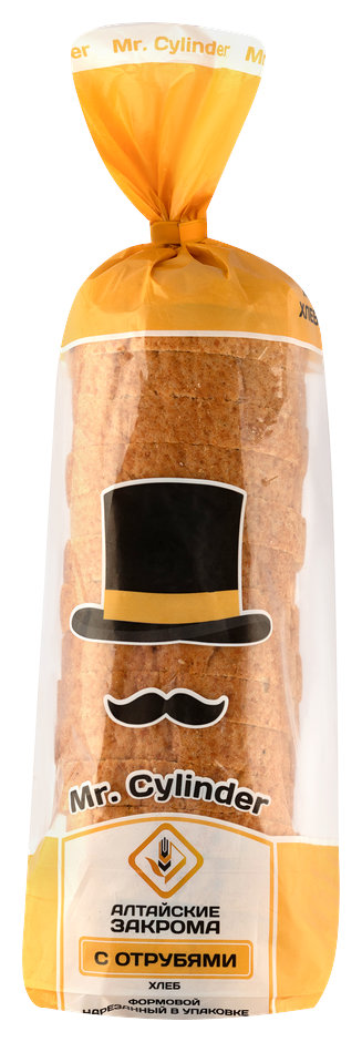 Хлеб АЛТАЙСКИЕ ЗАКРОМА с отрубями нарезка 300г