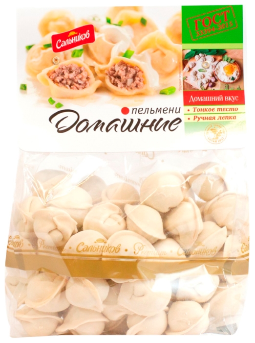 Пельмени САЛЬНИКОВ Домашние 800г