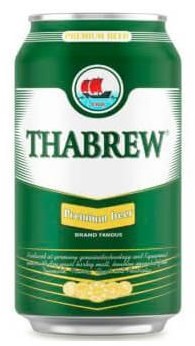 Пиво ТХАБРЮ светлое фильтрованное пастер 4.8% ж/б 0.33л