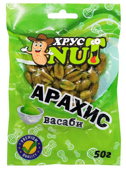 Арахис ХРУСТ НАТ васаби м/у 50г