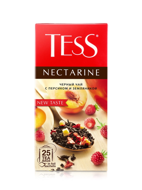 Чай ТЕСС Нектарин черный 25пак