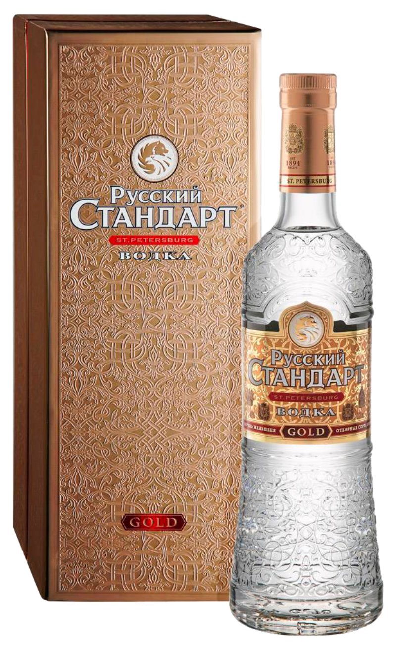 Водка РУССКИЙ СТАНДАРТ Голд 40% ПК 0.5л