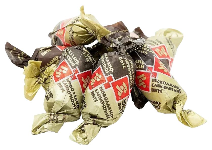 Конфеты РОТ ФРОНТ Батончик с шоколадно-сливочным вкусом весовые
