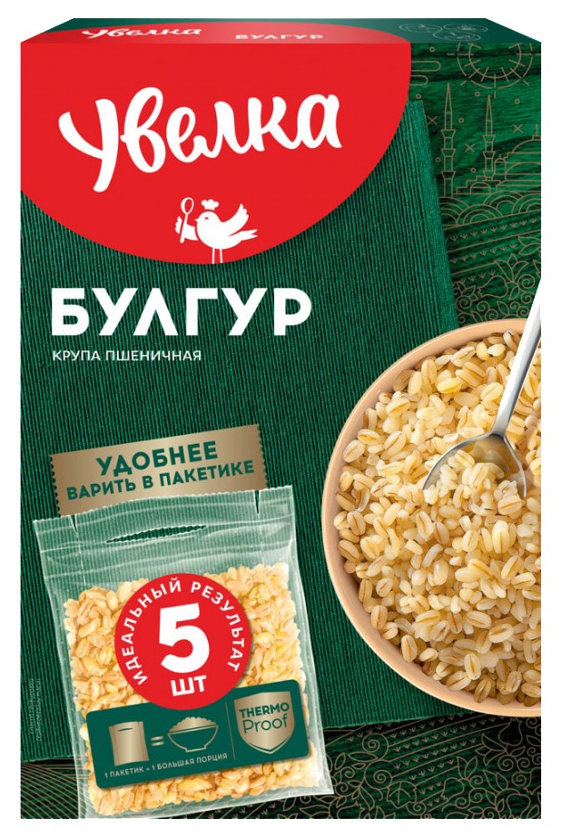 Булгур УВЕЛКА карт/уп 5*80г