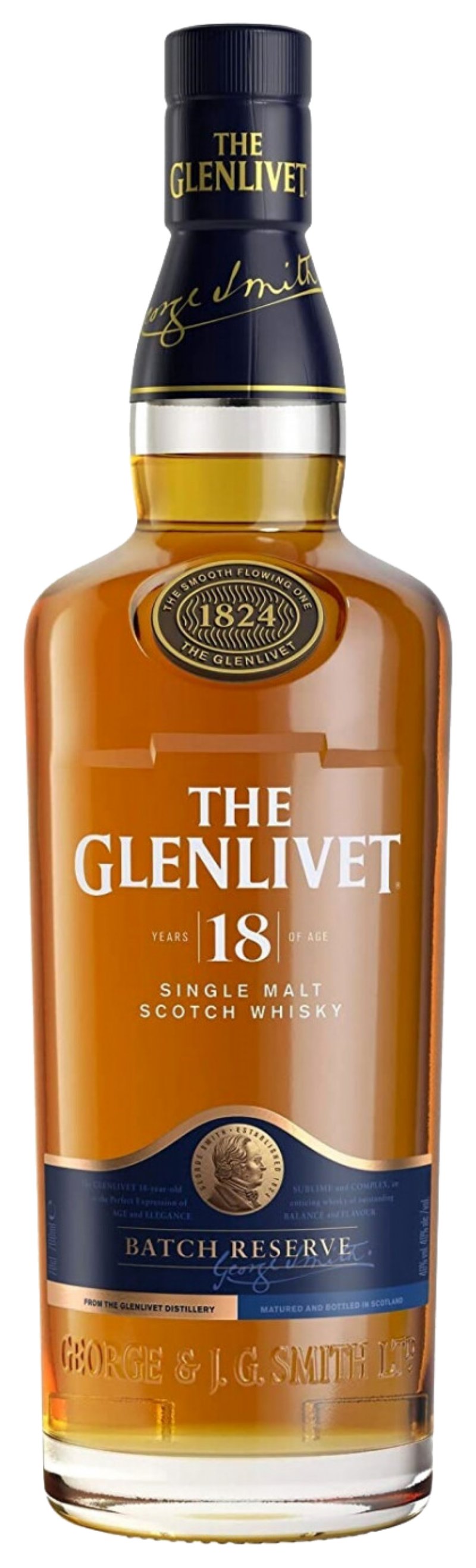 Виски ГЛЕНЛИВЕТ 18 лет односолодовый 40% ПК 0.7л