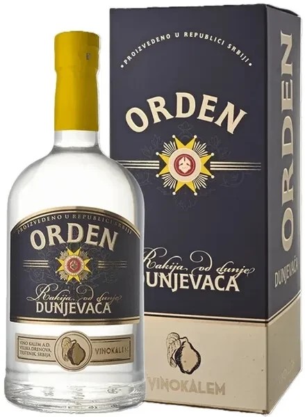 Водка плодовая ОРДЕН Ракия Айва 40% ПК 0.7л