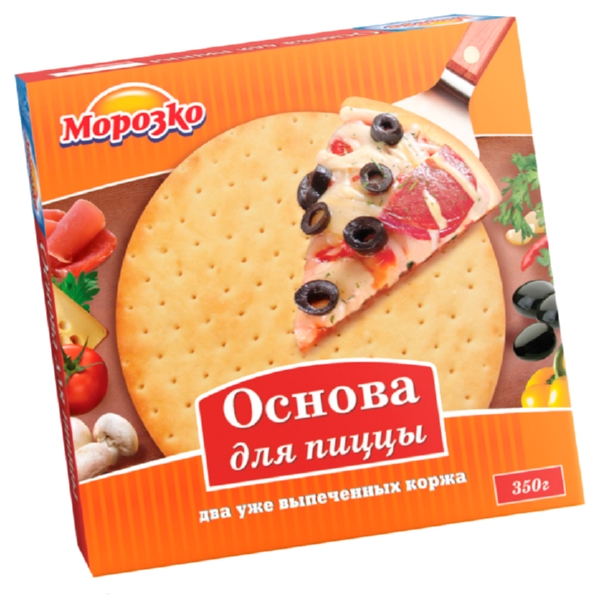 Основа для пиццы МОРОЗКО 2шт 350г