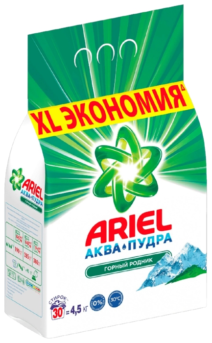 Стиральный порошок АРИЕЛЬ Горный родник автомат 4500г