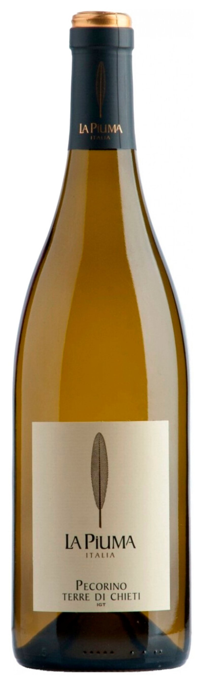 Вино ЛА ПЬЮМА Пекорино Терре д’Абруццо белое сух 12% ст/б 0.75л