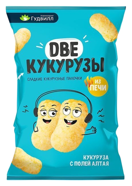 Палочки кукурузные ДВЕ КУКУРУЗЫ 140г