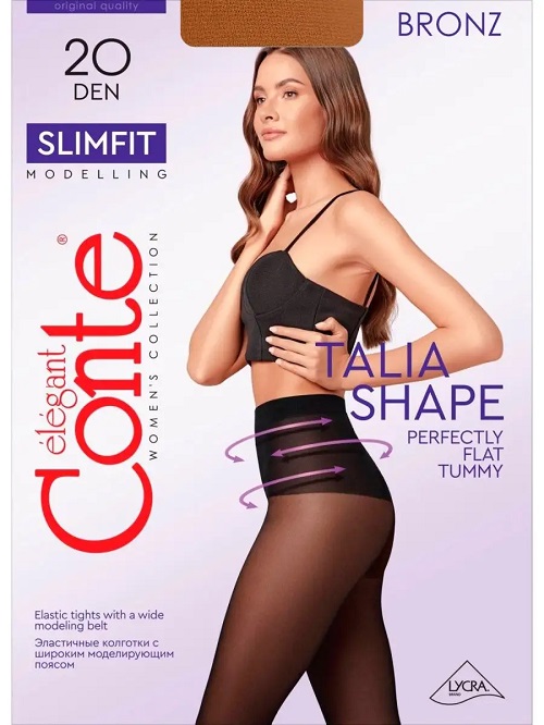 Колготки КОНТЕ Слимфит 40ден бронзо 4