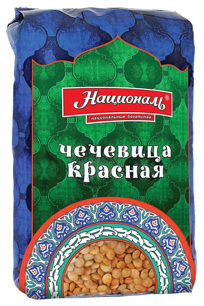 Чечевица НАЦИОНАЛЬ красная м/у 450г