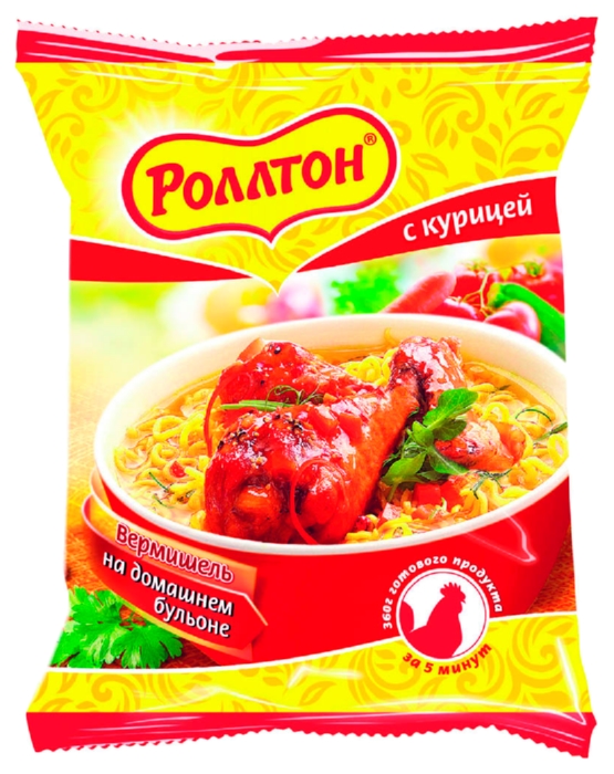 Лапша б/п РОЛЛТОН курица 60г